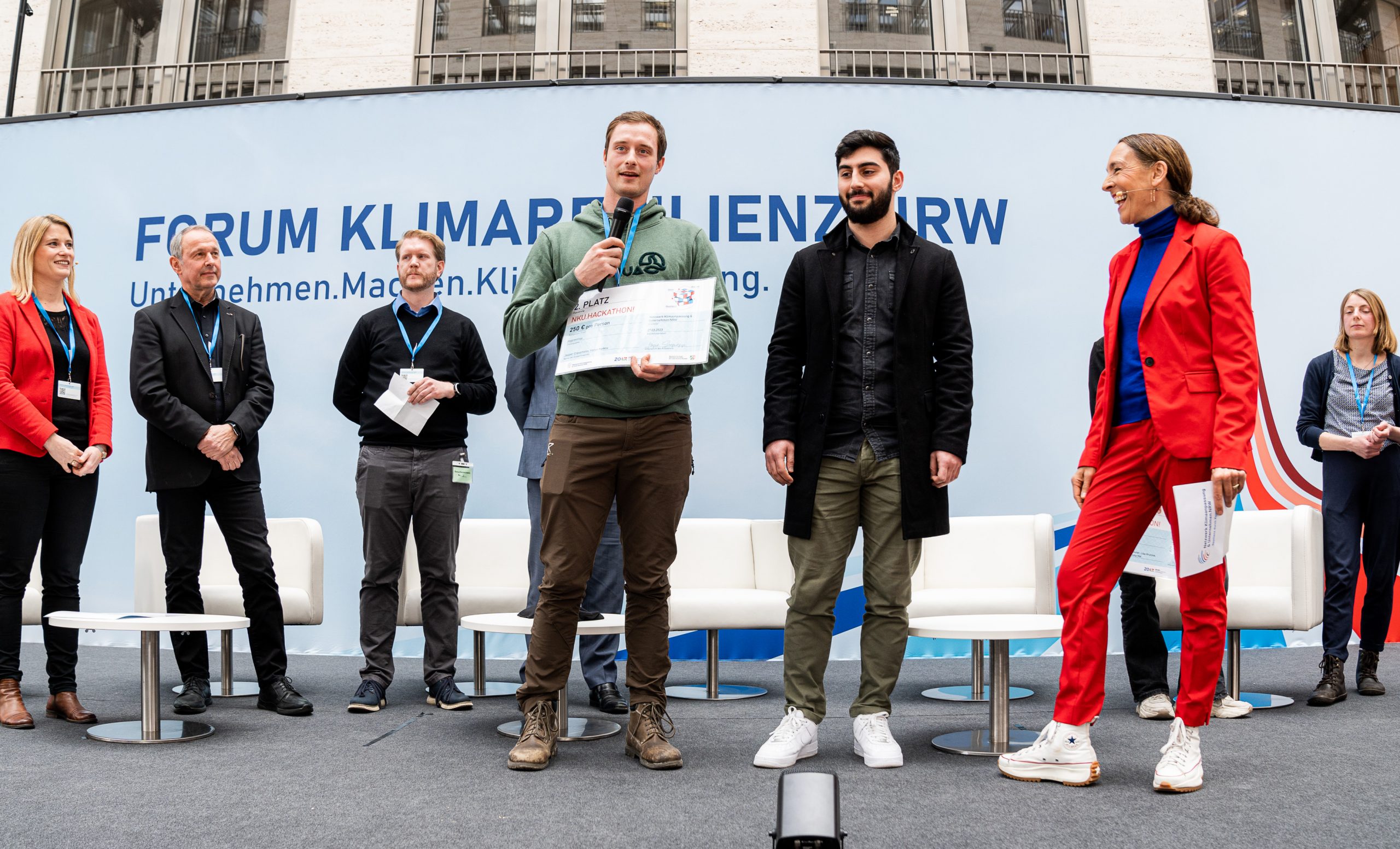 Forum Klimaresilienz NRW 2023 Hackathon Preisverleihung