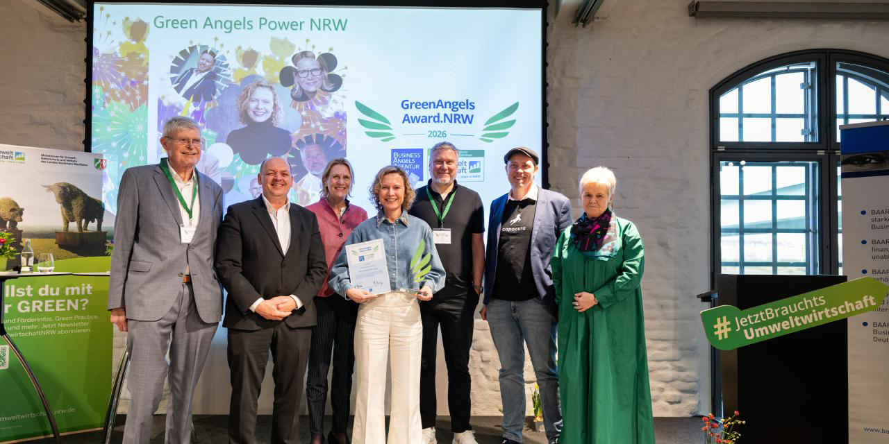 Green Angels Summit NRW: Birte Kattelmann-Jagdt erhält ersten Green Angels Award NRW