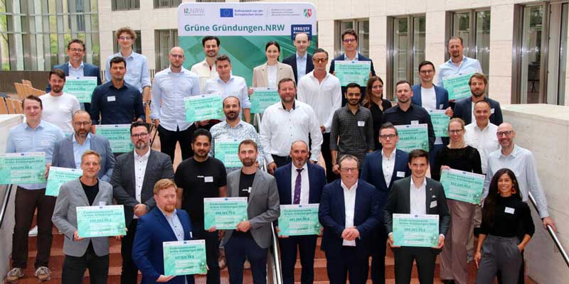 Förderbescheide für grüne Start-ups: Bühne frei für die nächste Generation der Umweltwirtschaft in NRW